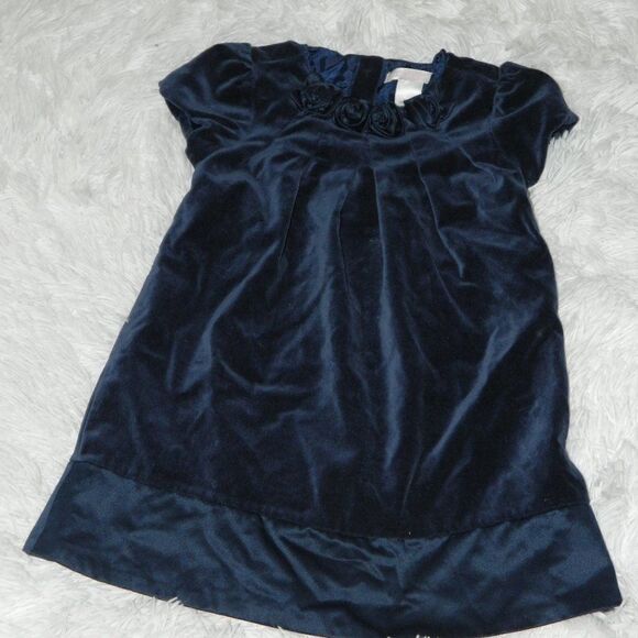 Janie & Jack Ornate Navy Opera Dress 12-18M‎ - Picture 8 of 10